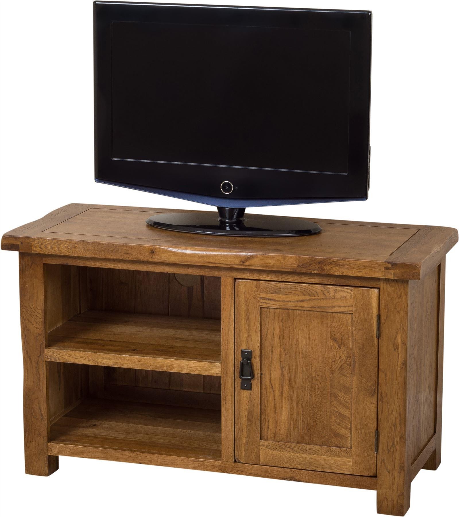 Cotswold Rustic Solid Oak TV and DVD Modern Furniture Direct