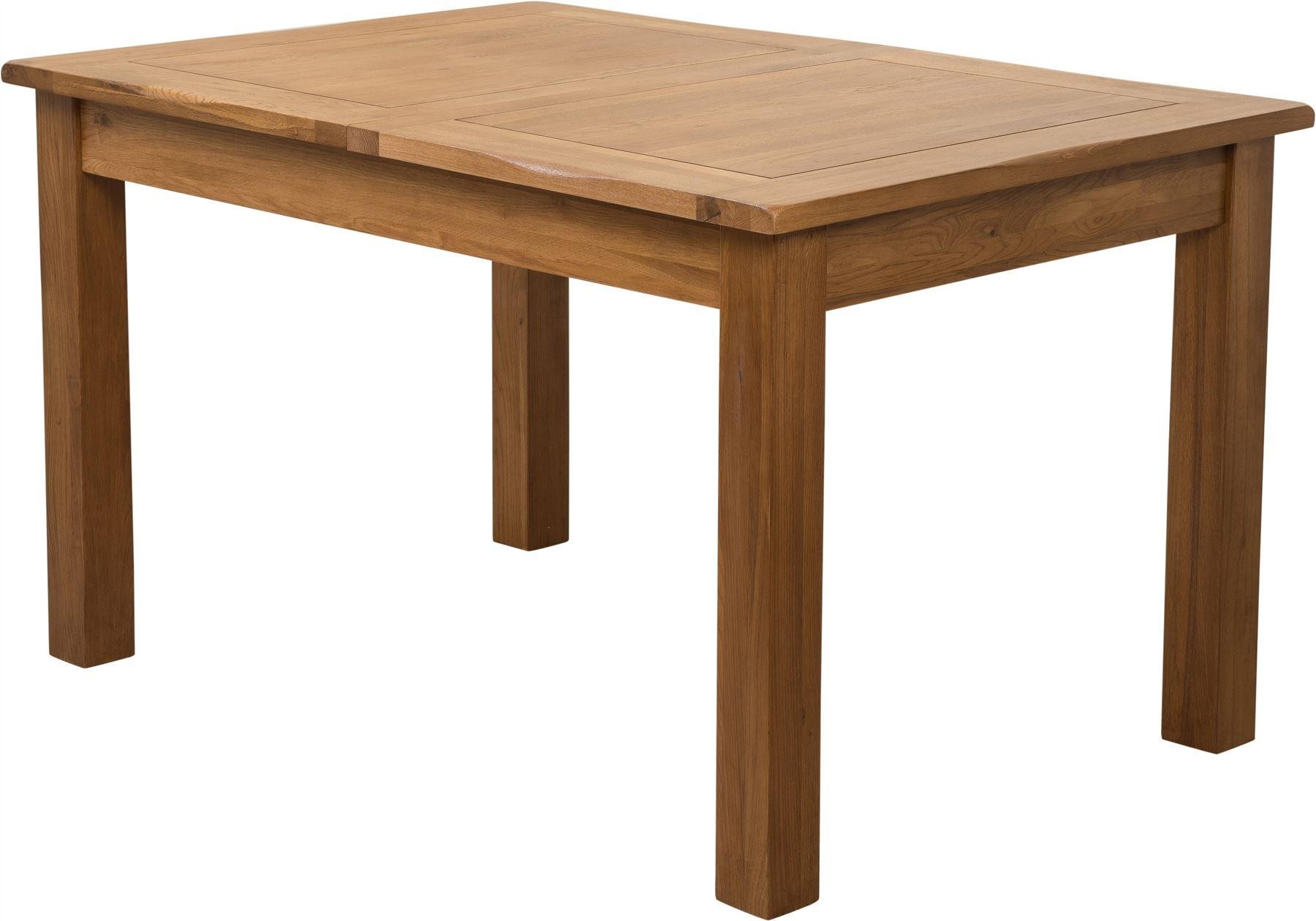 Cotswold Rustic Solid Oak 132cm-198cm Extending Farmhouse Dining Table