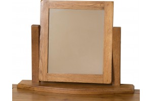French Chateau Rustic Solid Oak Dressing Table Mirror