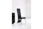 Front of Alisa Dining Chair [Black]