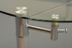 Side of Torino Designer 74cm-120cm Extending Dining Table
