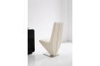 Back of Rita Designer Dining Chairs [Ivory]