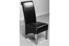 Montana Dining Chair [Black Leather] Dimensions