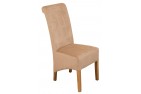 Front of Montana Dining Chair [Beige Fabric] 