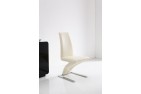 Front of Zed Designer Dining Chairs [Ivory]