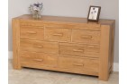 Kuba Solid Oak Chest of Drawers [3+4 drawer]