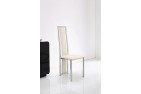 Front of Elsa Designer Dining Chairs [Ivory]