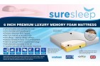 Memory Foam Mattress 4ft6 Double [6 inch] Sure Sleep