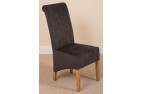 Left Side of Montana Dining Chair [Black Fabric]