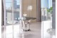 Naples Glass Dining Table [Glass and Polished Steel]
