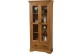 French Chateau Rustic Solid Oak Display Cabinet