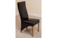 Lola Curved Back Dining Chair [Brown Leather]
