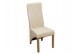 Lola Curved Back Dining Chair [Ivory Leather]