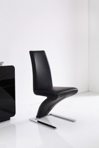 Zed Designer Dining Chairs [Black]