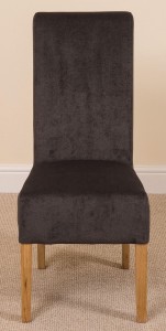 Full Length Montana Dining Chair [Black Fabric]