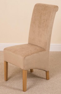 Right Side of Montana Dining Chair [Beige Fabric] 